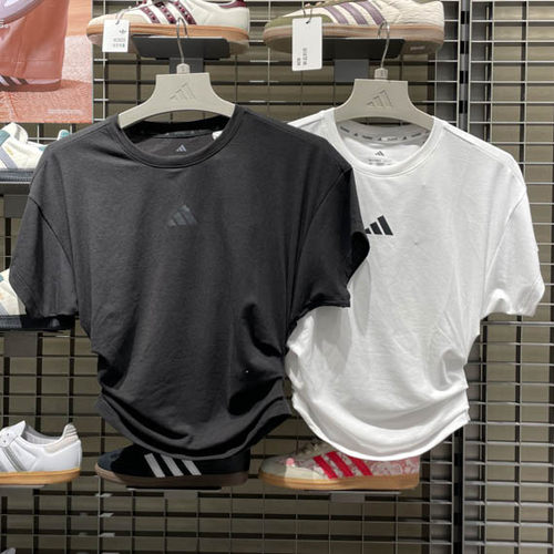 阿迪达斯短袖男运动休闲T恤