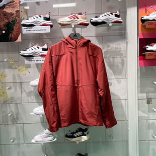 阿迪达斯男子2025春季 拒水三合一休闲简约连帽夹克外套JZ8400 新款