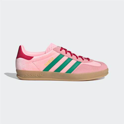 阿迪达斯三叶草女子2024冬新款GAZELLE INDOOR时尚运动板鞋JI2713