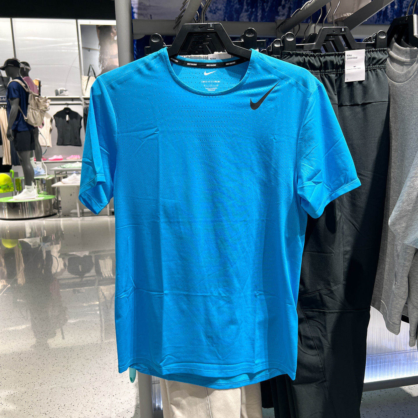 正品耐克男装2026秋款Dri-FIT网眼透气速干运动短袖T恤HJ3378-418