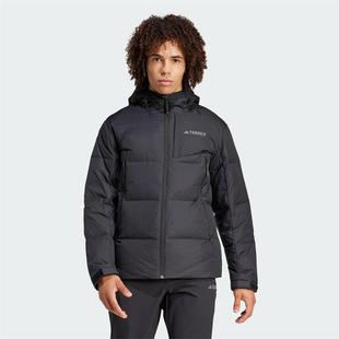 阿迪达斯男子2024冬季 户外防风拒水保暖休闲鸭绒羽绒服IX5621 新款