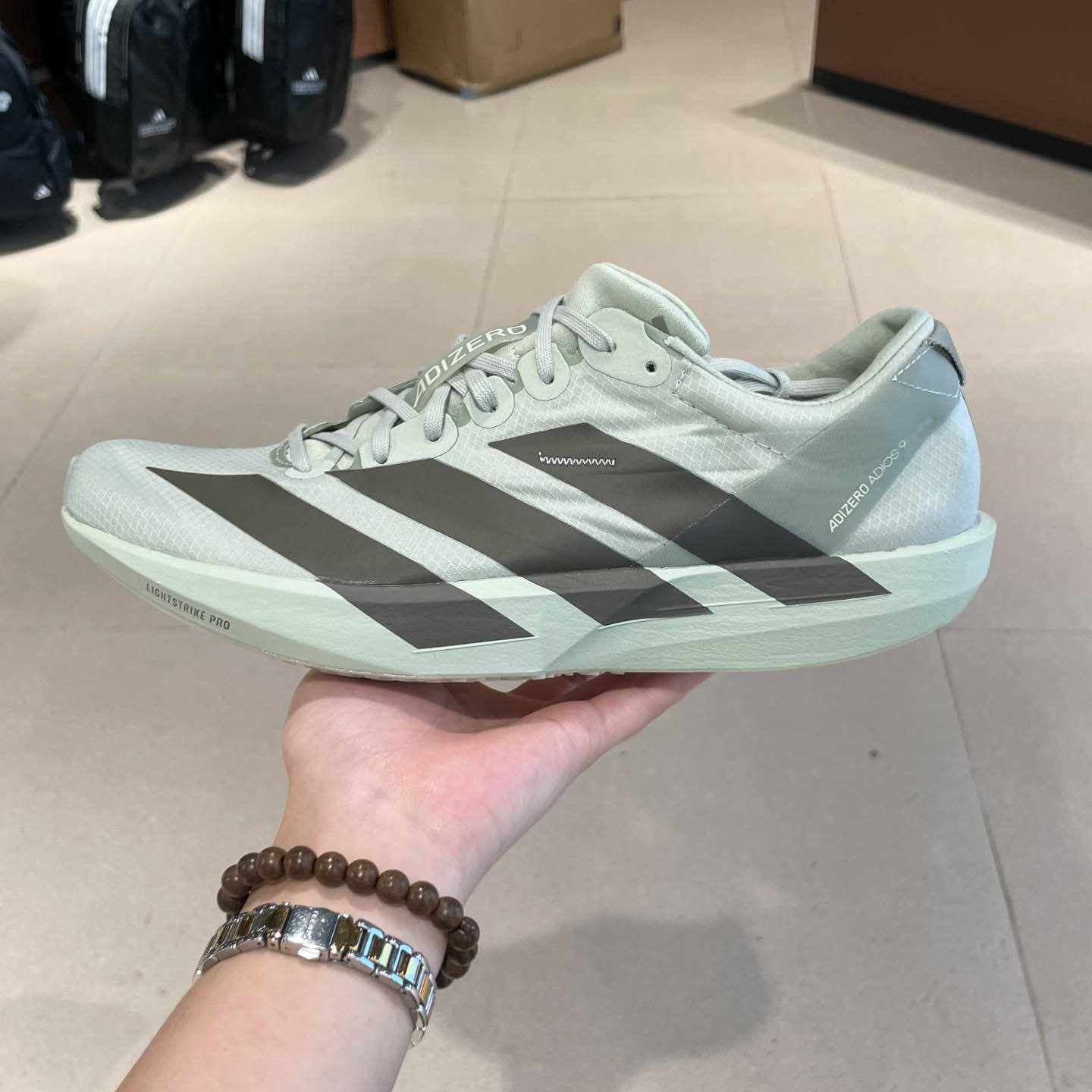 正品阿迪达斯男鞋2026秋款ADIZERO ADIOS 9马拉松竞速跑鞋 KH5641