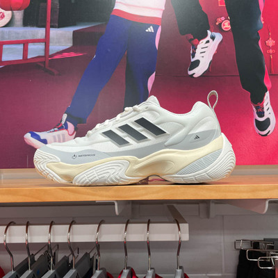 阿迪达斯男女鞋2025春新款CLIMAPROOF AMPHY防水休闲跑步鞋JQ7575
