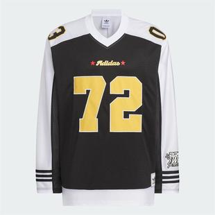 T恤 阿迪达斯三叶草男女同款 宽松运动百搭长袖 新款 KA8003 2025春季