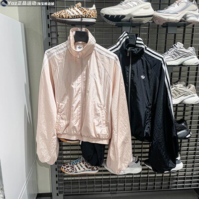 阿迪达斯三叶草女装2026夏款防风衣运动休闲夹克外套 KY5045 5046