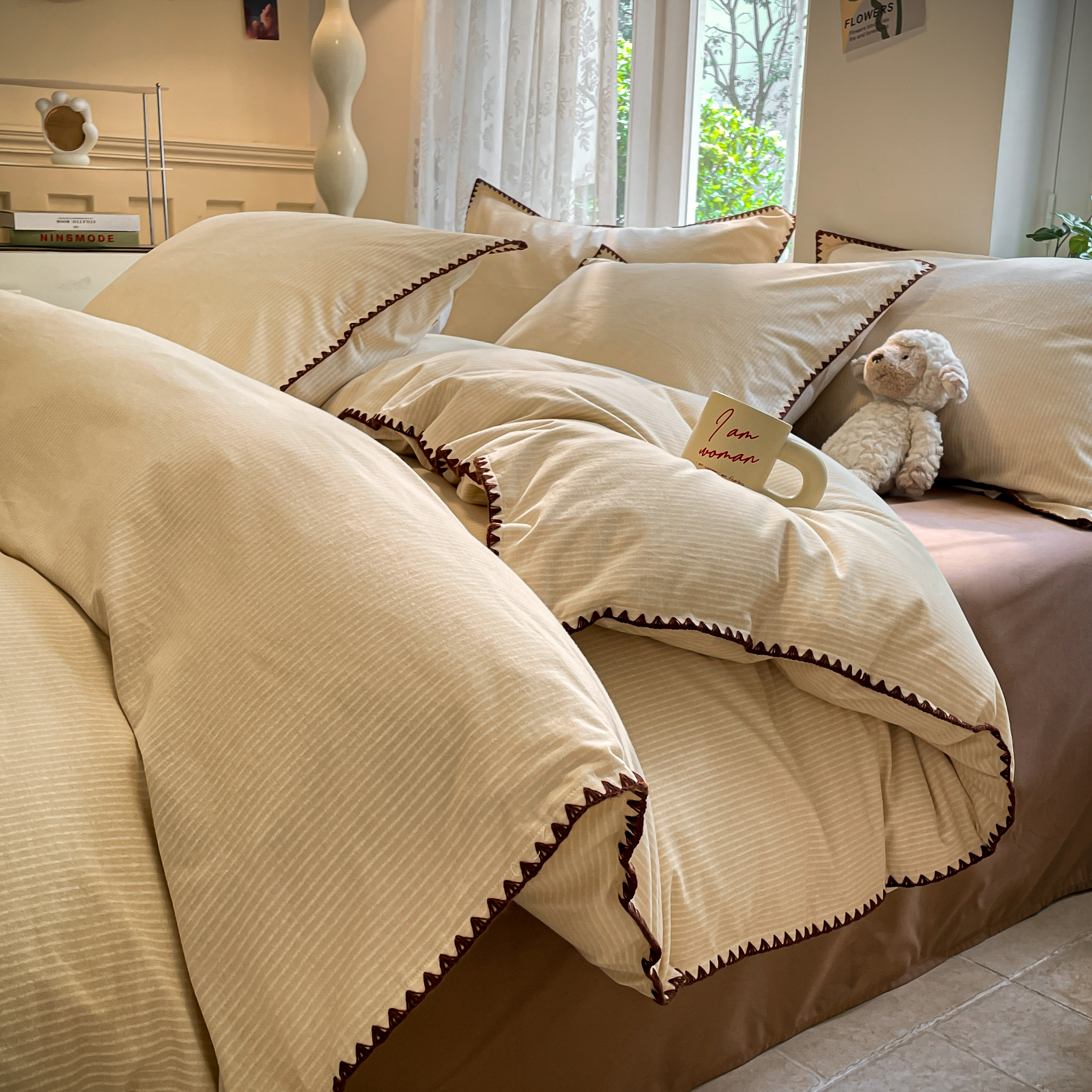 60S新款秋冬加厚磨毛四件套