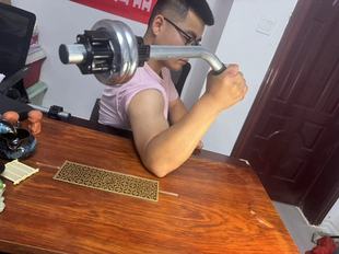 李小龙单头铃V型前臂肌训练器弯曲腕力器握力器旋前V型杆扳手腕力