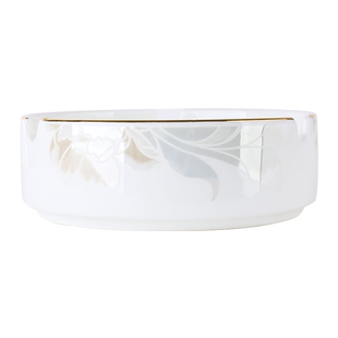 家用牙签筒酒店牙签盒陶瓷简约牙签罐天地盖欧式金边牙签筒烟灰缸