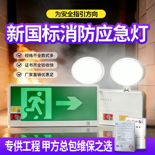 东君消防应急标志双头灯安全出口