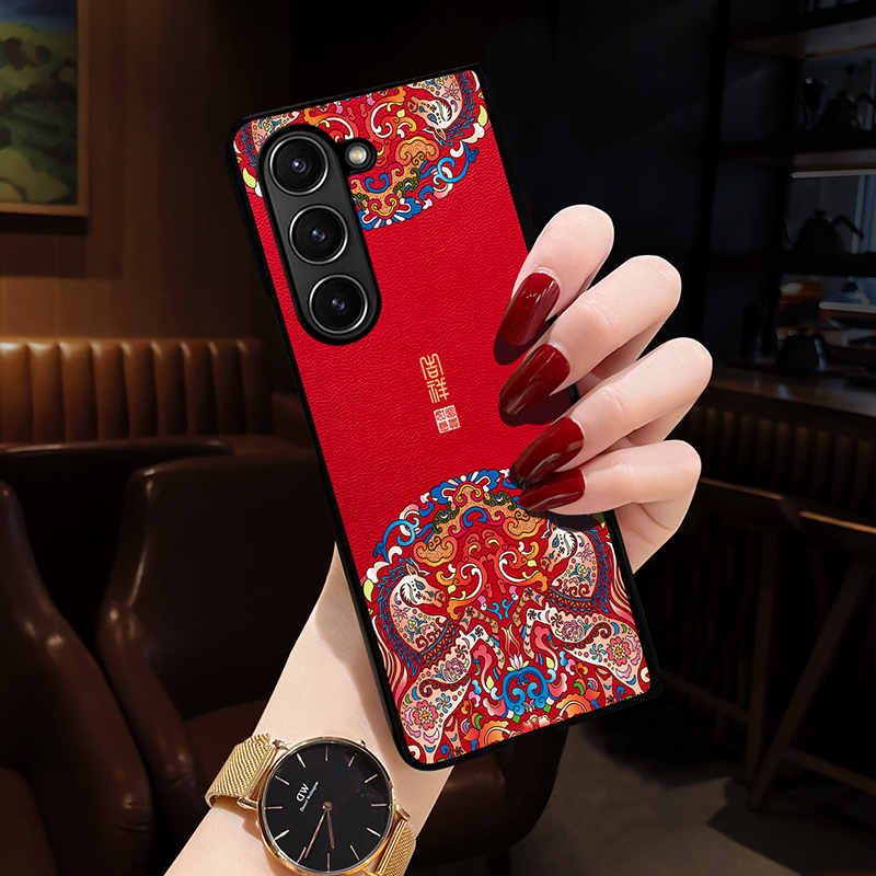 适用三星ZFold6手机壳新款马年