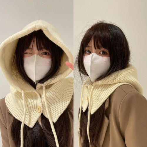 巴拉克拉法帽逛街休闲女冬显脸小