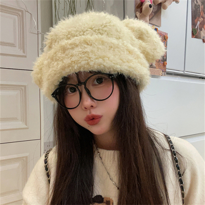 套头帽逛街甜美可爱女秋冬