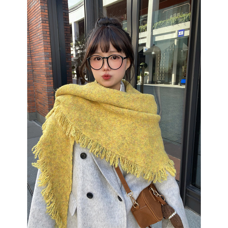 秋冬流苏披肩休闲女时髦流苏