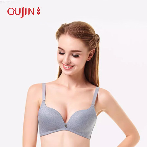 古今花简约薄杯款文胸聚拢内衣