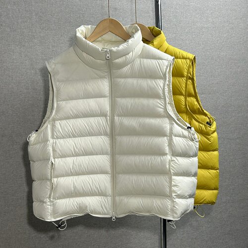 正品【95白鸭绒】排骨款羽绒马甲