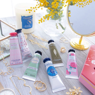 欧舒丹护手霜10ml小样乳木果甜蜜樱花甜扁桃保湿 男女秋冬润手霜