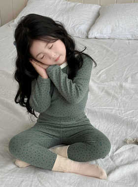 秋冬儿童秋衣秋裤300g舒绒套装男宝女孩无骨家居服长袖无骨睡衣