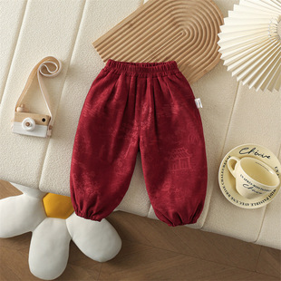 周岁礼服男宝春秋分体衣服中式小套装宝宝满月百天喜庆秋装抓周服