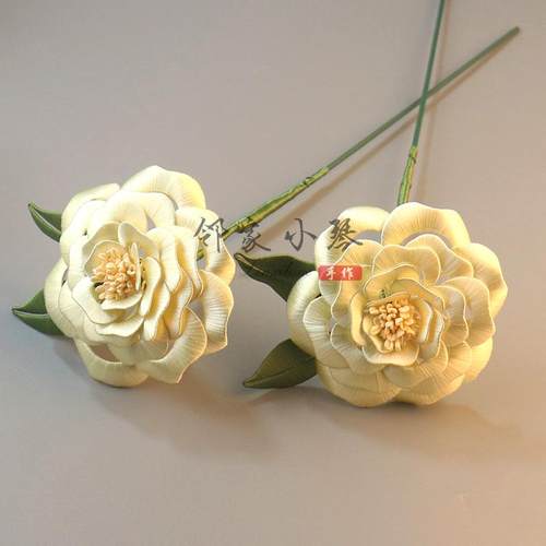 手工diy缠花材料包插花玫瑰插花