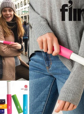 #包邮#美国Flint 时尚便携粘毛滚 可撕式衣物粘尘纸除毛刷黏毛滚