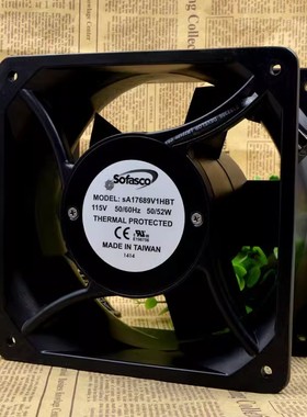 Sofasco SA17689V1HBT 115V 50/52W 17689 17.6CM 双滚珠散热风扇