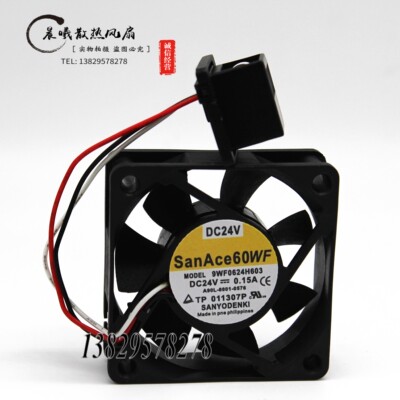 SanAce60WF发那科风扇9WF0624H603 A90L-0001-0576 24V0.15A6厘米