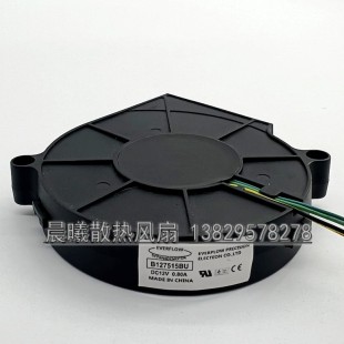 1U 775 捷豹P4 CORE CPU风扇 鼓风机B127515BU 12V COOLSERVER