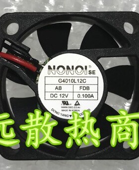 NONOIse 12V 0.100A G4010L12C AB FDB 40*40*10MM 电源 散热风扇