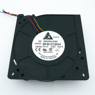 台达12032 12cm BFB1212GH DC:12V 3.96A涡轮离心鼓风机散热风扇
