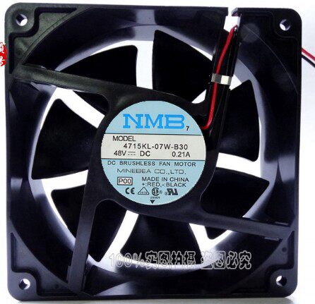NMB-MAT7 12038 12CM 4715KL-07W-B30 48V 0.21A 变频器直流风扇