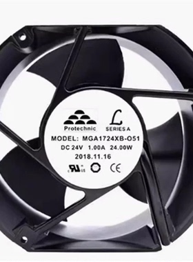 永立 MGA1724XB-051 24V 1.00A 17CM大风变频器散热风扇