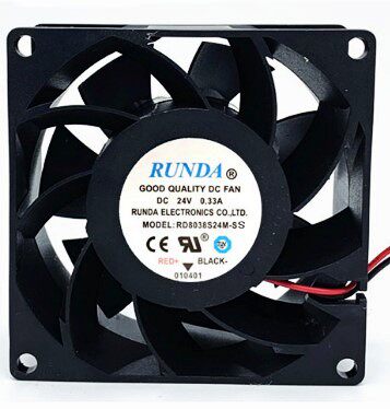 RUNDA润达RD8038S24M-S/-SS 24V 0.33A 8038 8CM电焊机变频器风扇