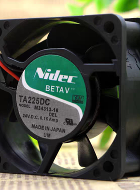 NIDECTA225DCM34313-1624V0.16A6CM6025变频器风扇