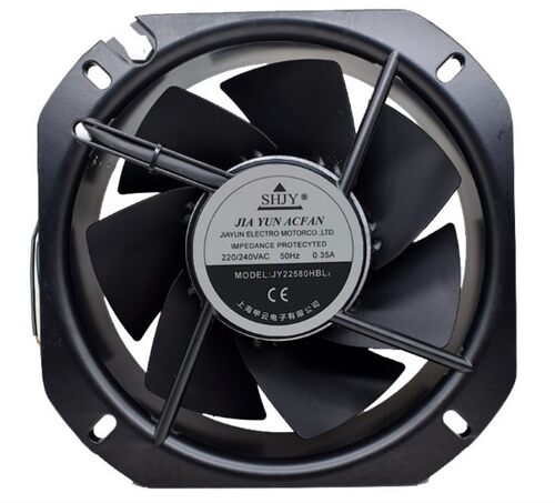 上海甲云SHJY JY22580HBL2 220/240V  22cm全金属耐高温风扇22580