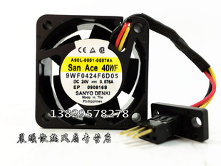 24V 0.076A SanAce 三洋 发那科原装 4020 40WF 风扇 9WF0424F6D03