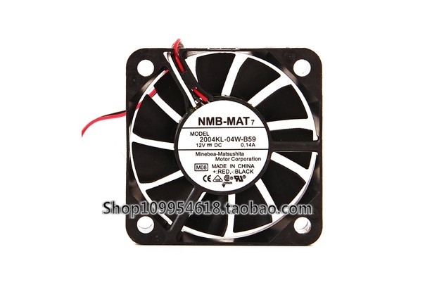 NMB 5010 12V 0.14A 5CM 5厘米 双滚珠 散热风扇 2004KL-04W-B59