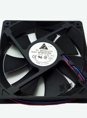 台达 12CM 12025 双滚珠 12V 0.35A 静音 电脑机箱风扇 AFB1212H