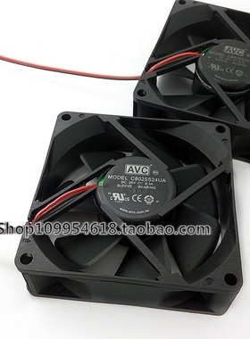 AVC 8025 24V 0.3A 8CM 8厘米 大风量 暴力变频器风扇 C8025S24UA