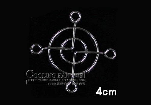 4厘米散热风扇 金属 防护网罩 4CM 风扇防尘网 保护网 金属网罩