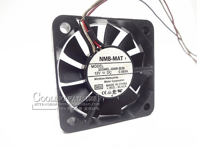 原装NMB 2004KL-04W-B39 5010 12V 0.065A 5cm 三线超薄散热风扇