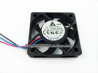 台达 EFB0512HHA 5010 12V 0.20A 5CM/厘米 双滚珠 CPU 机箱风扇