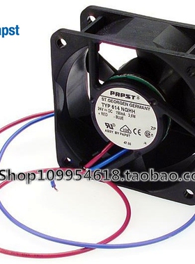 徳国 PAPST 6025 24V 3.6W TYP614NGHH 6厘米 双滚珠 变频器风扇