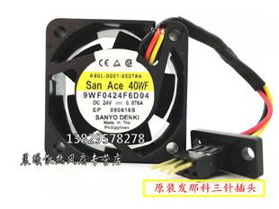 0507 9WF0424F6D03 24V 发那科变频器风扇 A90L 0.076A原装 0001