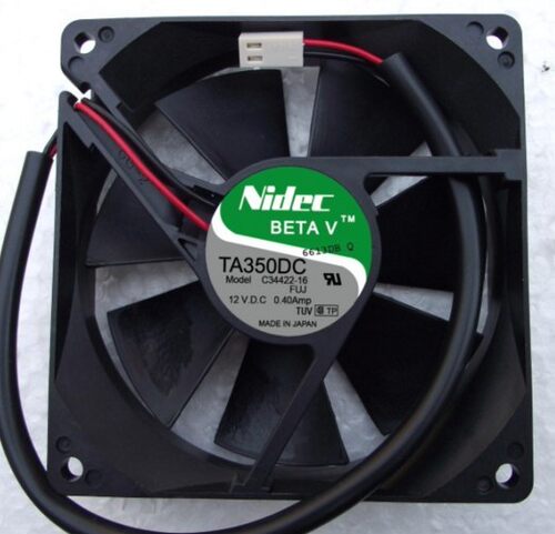 原装nidec TA350DC C34422-16 12V 0.4A 9025 9CM富士变频器风扇