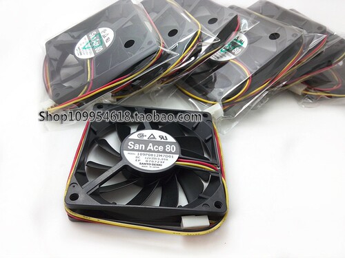 三洋8cm8厘米电脑静音机箱风扇