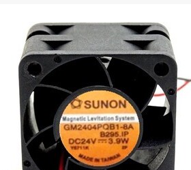 建准SUNON 4028 GM2404PQB1-8A 4CM 24V 3.9W 2线变频器风扇