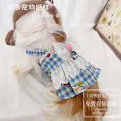 宠物猫狗短款 牵引裙子图纸比熊泰迪约克夏衣服猫咪衣服公主裙纸样