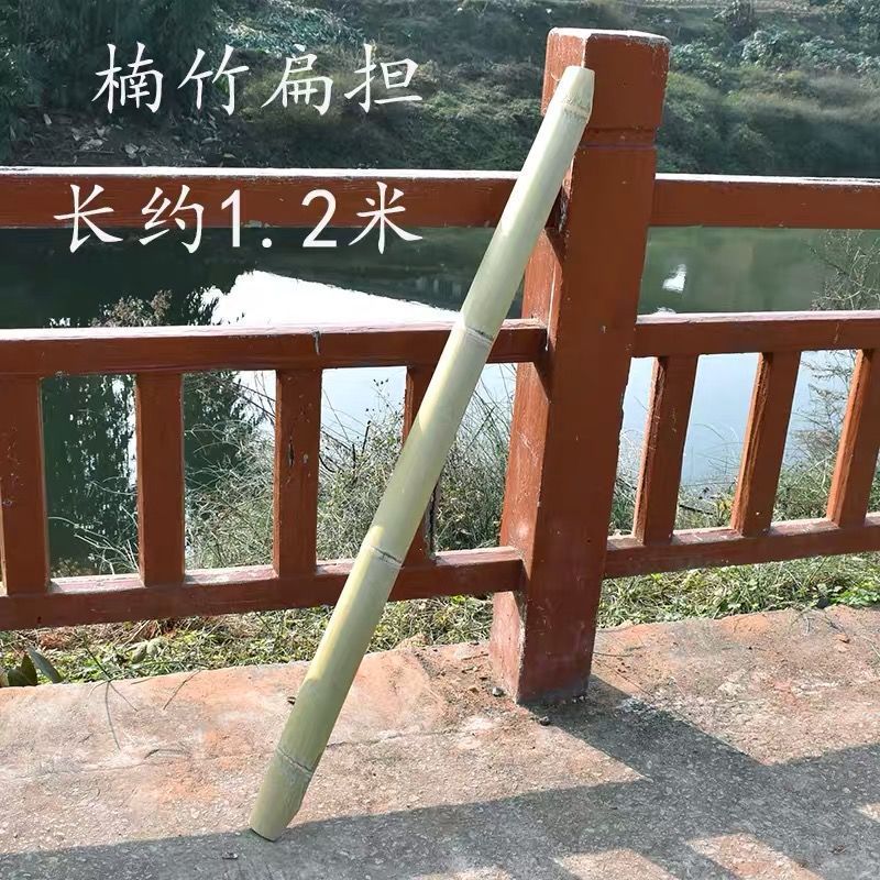 竹编青头层皮箩萝框筐收纳挑旦担农家复古装饰表演纯手工包邮热销