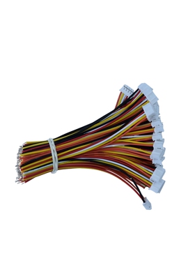 白色连接器 PH2.0 7pin 带线线长100mm 端子线 带线公头+弯针母座