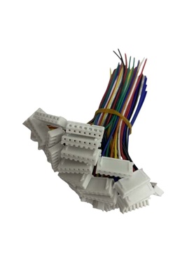 白色连接器 XH2.54 7pin 带线 线长100mm 端子线 电路板接线插件